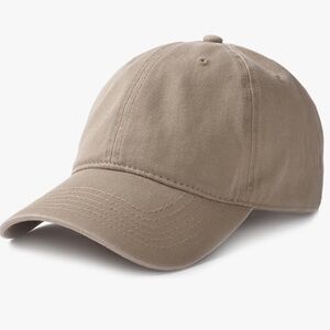 Beige Baseball Cap
